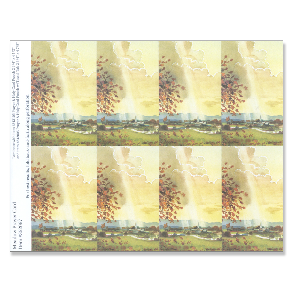 Meadow 8-up Micro-Perf Prayer Cards