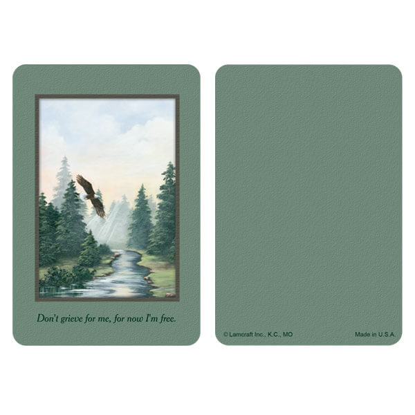3" x 4-1/2" Spirit of Flight PMC Pocket, I'm Free