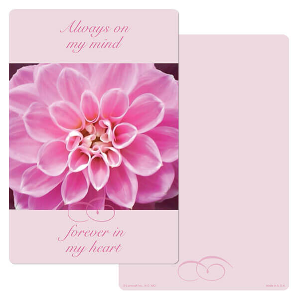 6" x 9" Dahlia PMC Album, Always On My Mind