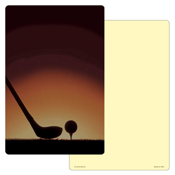 6" x 9" Golf PMC Album, No Verse