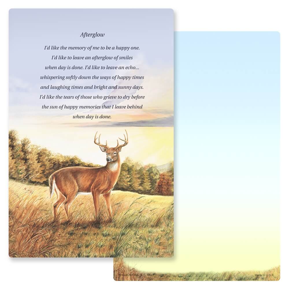 6" x 9" Deer PMC Album, Afterglow