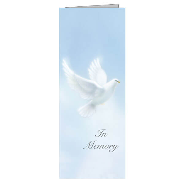 4-3/4" x 11-1/8" Extra Large Footprints Presentation Card, White Envelope