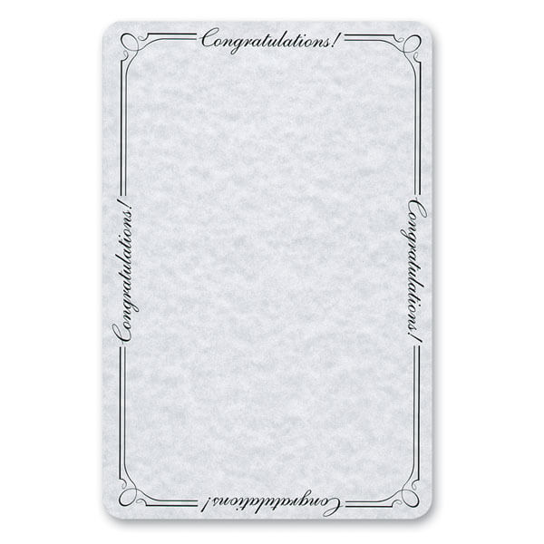 6" x 9" Congratulations Album Pouch with Matching Envelope