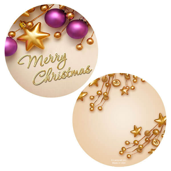 Gold Star Christmas Ornament