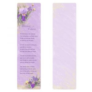Lavender Iris Large Bookmark