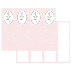 Rosebud 4-up Micro-Perf
