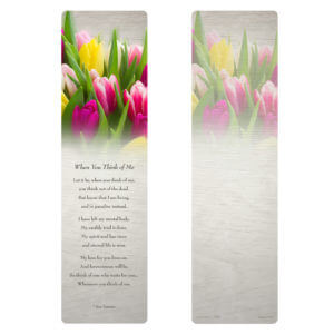 Tulips Large Bookmark