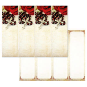 Rosary & Rose 4-up Micro-Perf