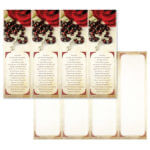 4-up Rosary & Rose Micro-perf, Holy Spirit