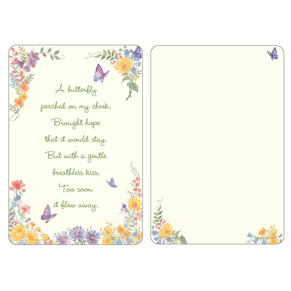 Butterfly PMC Pocket, Butterfly Poem