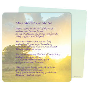 Summer Field Mini-Album PMC, Miss Me But Let Me Go