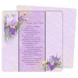 Lavender Iris Mini-Album PMC, 23rd Psalm