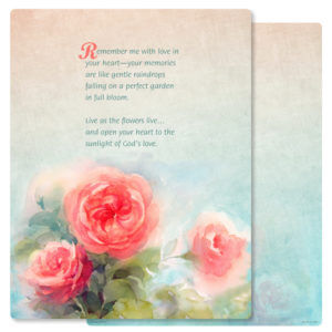 Rose Garden Letter-size PMC, Remember Me