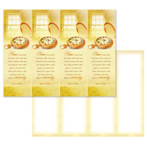 Pocket Watch 4-up Micro-Perf, Time