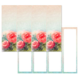 Rose Garden 4-up Micro-Perf, No Verse