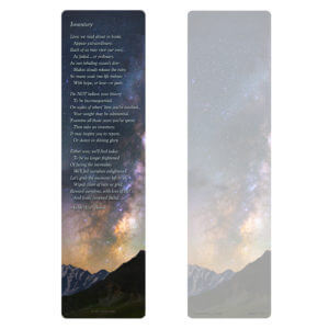 Milky Way Large Bookmark PMC, Inventory