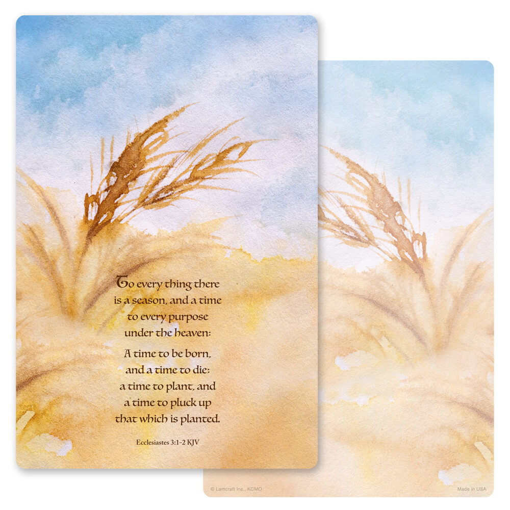 Wheat Painting Album, Ecclesiastes 3:1-2