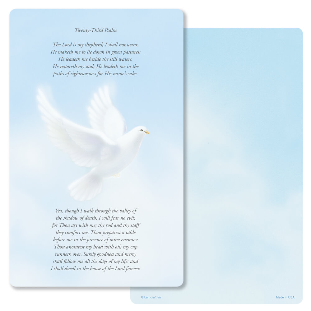 Dove PMC Junior Album, 23rd Psalm