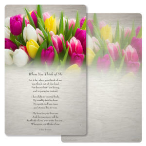 Tulips Junior Album, When You Think of Me
