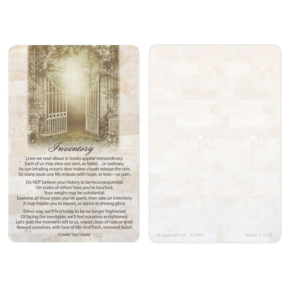 Welcoming Gate Pocket, Inventory
