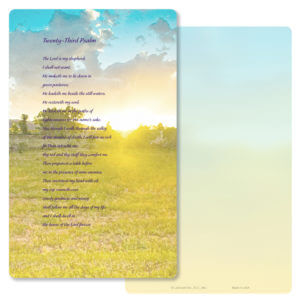 Summer Field Junior Album, 23rd Psalm