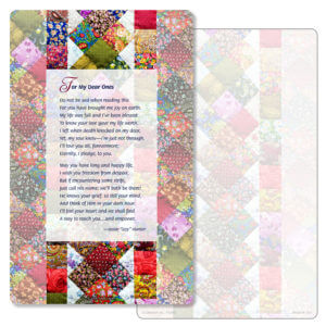 Quilt Jr Album, For My Dear Ones