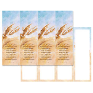 Wheat Painting 4-up, Ecclesiastes