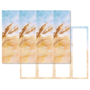 Wheat Painting 4-up Micro-Perf