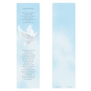 Dove Large Bookmark, 23rd Psalm