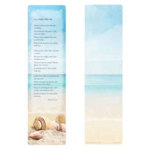 Seashells Lg Bookmark, Abide with Me