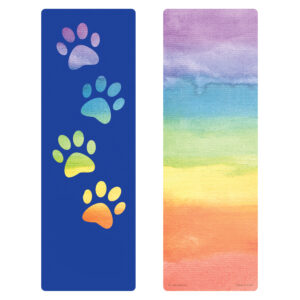 Rainbow Paws bookmark, No Verse