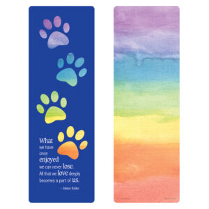 Rainbow Paws Bookmark, What We Once Enjoyed