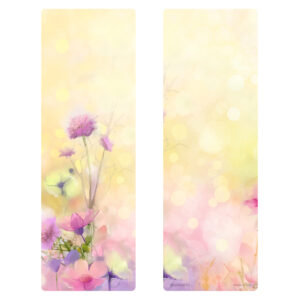 Bright Floral Bookmark, No Verse