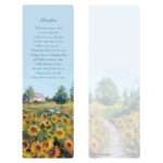 Sunflower Field Bookmark, Afterglow