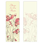 Flower Swirl Bookmark, Always in Our Hearts