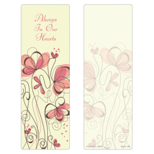 Flower Swirl Bookmark, Always in Our Hearts