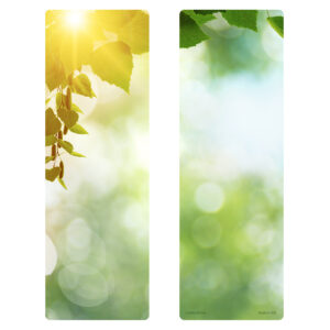 Sunlit Leaves bookmark, No Verse