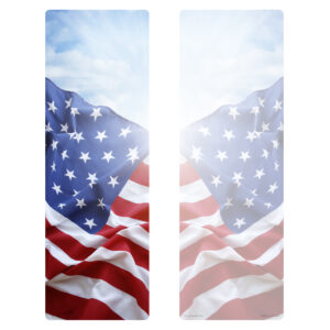Waving Flag Bookmark, No Verse