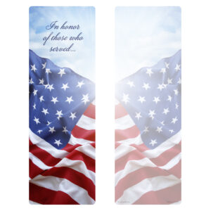 Waving Flag bookmark, In Honor