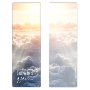 Sunlit Sky Bookmark, Until We Meet