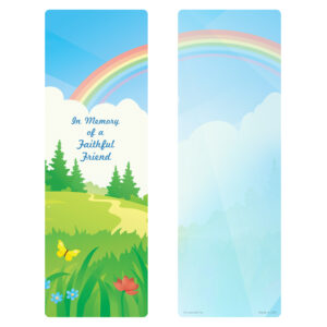 Rainbow Bridge Bookmark, Faithful Friend