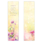 Bright Floral Lg Bookmark, Goodbyes