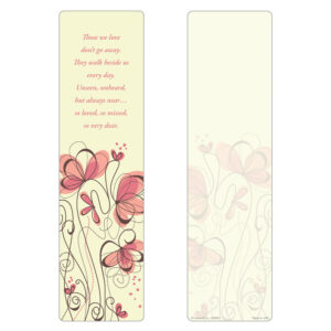 Flower Swirl Large Bookmark, Those We Love