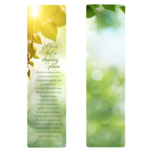 Sunlit Leaves Lg Bookmark, Stopping Place