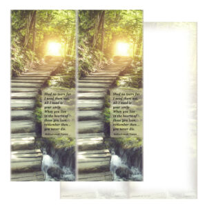Stairs of Life, Shed No Tears 2-up Micro-Perf