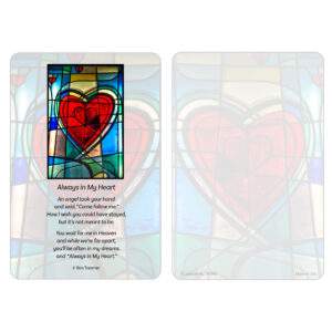 Stained Glass Heart Pocket, Always in My Heart