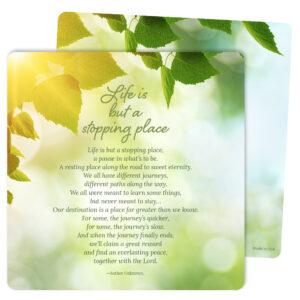 Sunlit Leaves Mini Album, Stopping Place