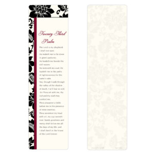 Silhouette Expressions Large Bookmark, 23rd Psalm