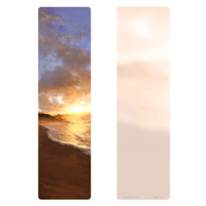 Sunset Beach Lg Bookmark, No Verse