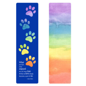 Rainbow Paws Large Bookmark, What We Once Enjoyed